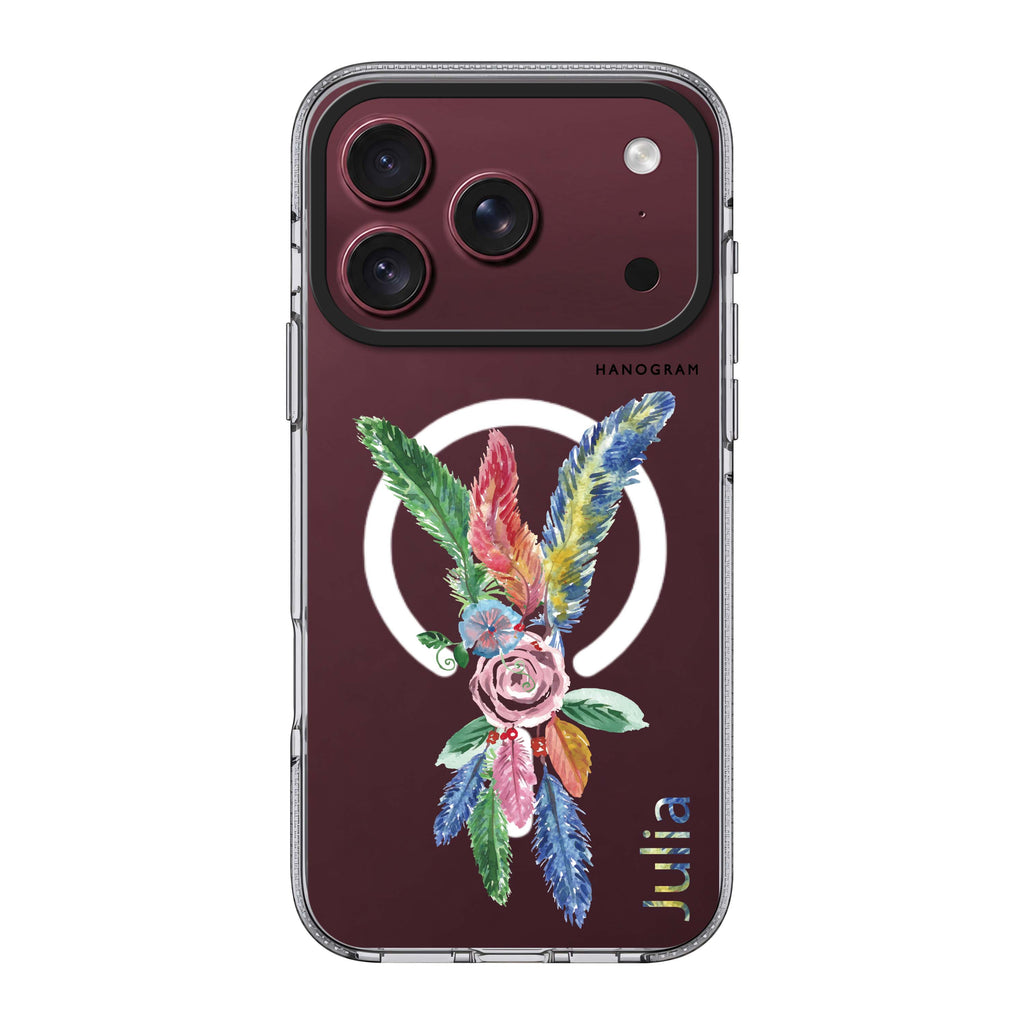 Feather Love 水晶透明保護殼