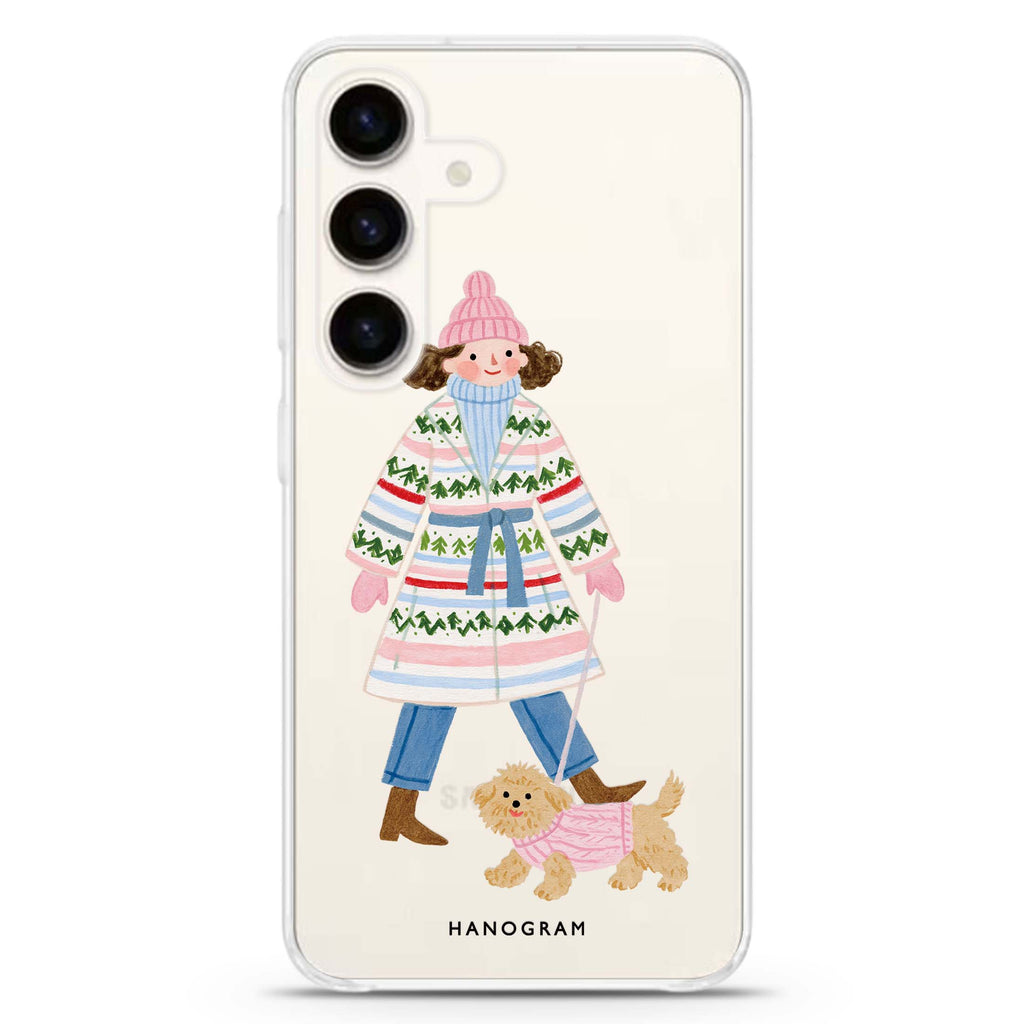 Woolly Walks Together Samsung Galaxy 水晶透明保護殼