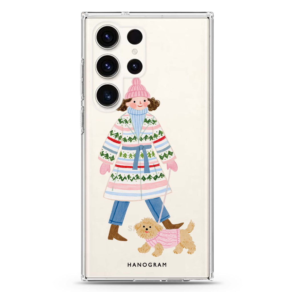 Woolly Walks Together Samsung Galaxy 水晶透明保護殼