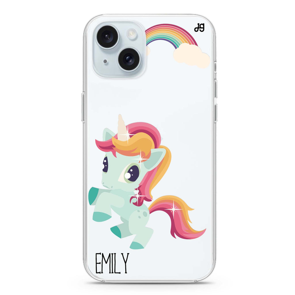 Lovely Unicorn II iPhone 15 plus 水晶透明保護殼