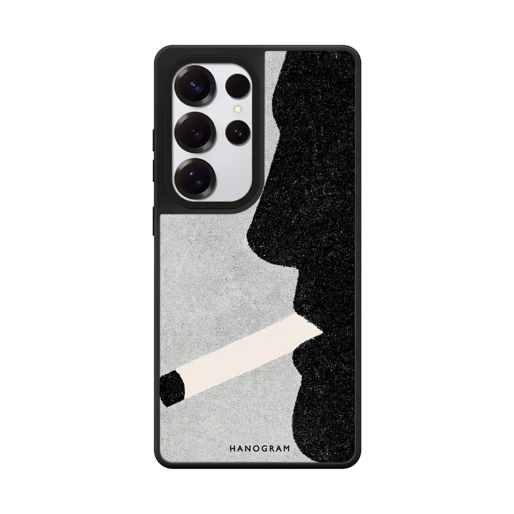 Noir Smoke Portrait Samsung Galaxy 鏡面手機殼