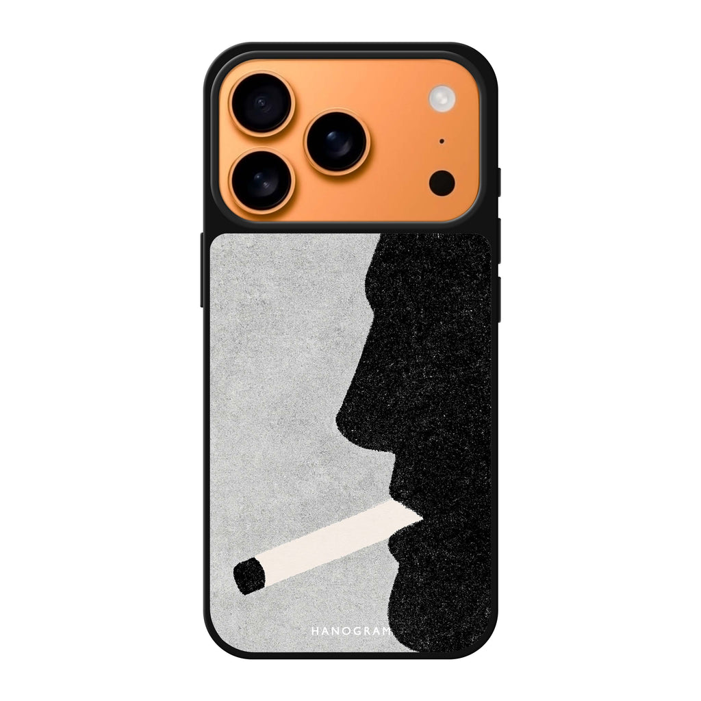 Noir Smoke Portrait 鏡面手機殼