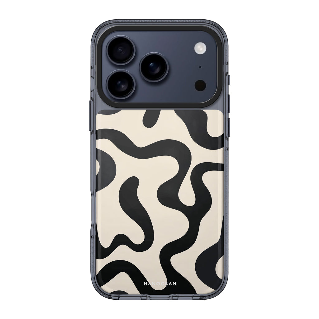 Interlock Noir iPhone 17 Pro Max MagSafe 水晶透明保護殼 插畫圖案設計 圖1