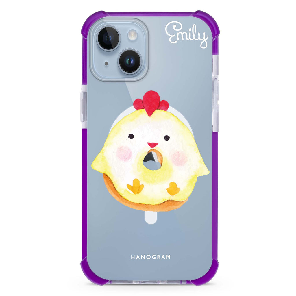 Sweet donut chick iPhone 15 Plus Magsafe 兼容超強防摔保護殼