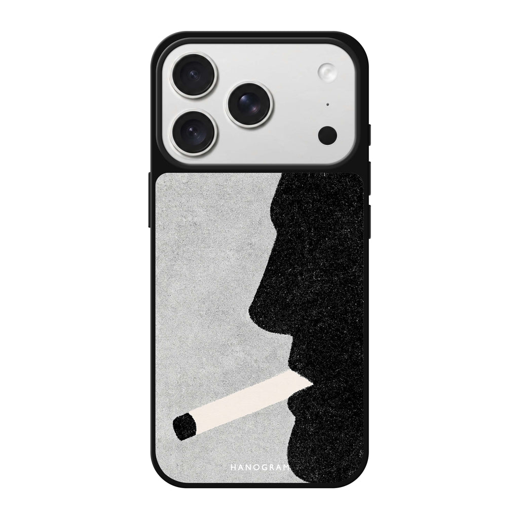 Noir Smoke Portrait 鏡面手機殼