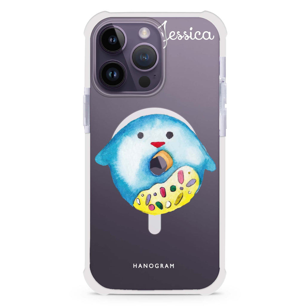 Sweet donut penguin iPhone Magsafe 兼容超強防摔保護殼