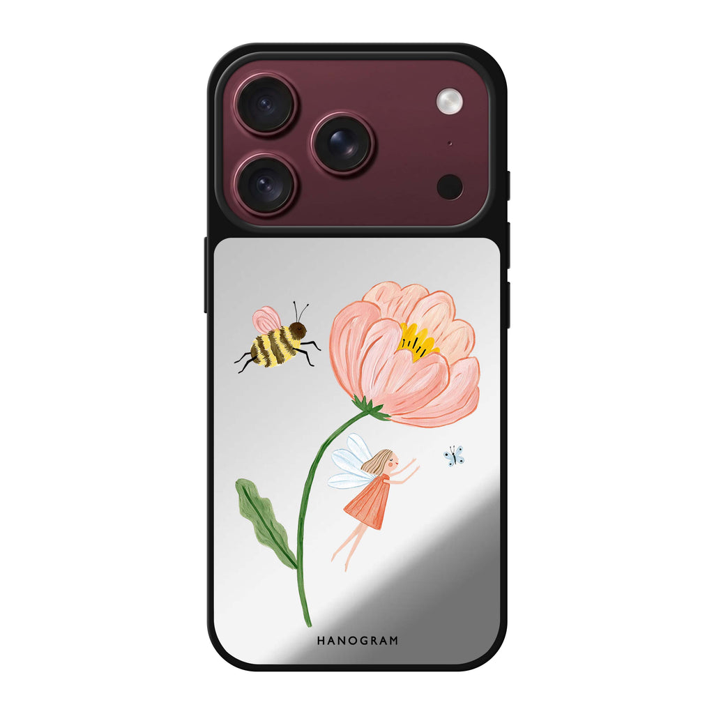A Fairy Beneath the Petal 鏡面手機殼