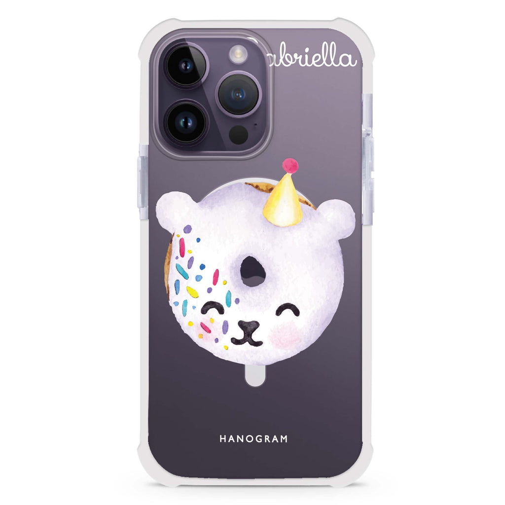 Sweet donut bear iPhone Magsafe 兼容超強防摔保護殼