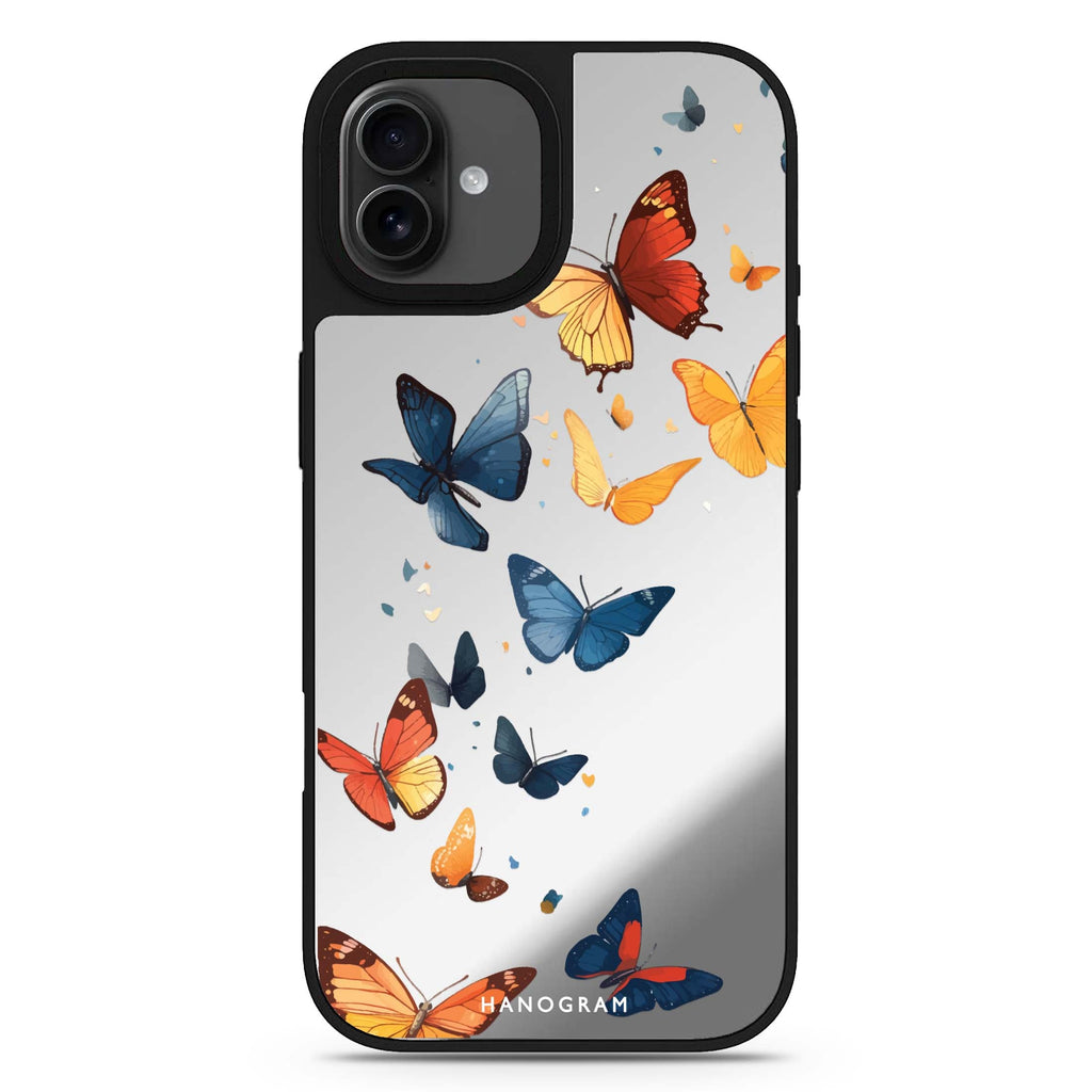 Quiet Flight iPhone 17 鏡面手機殼 主圖設計