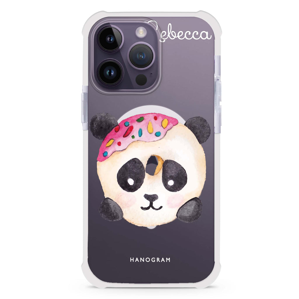 Sweet donut panda iPhone Magsafe 兼容超強防摔保護殼