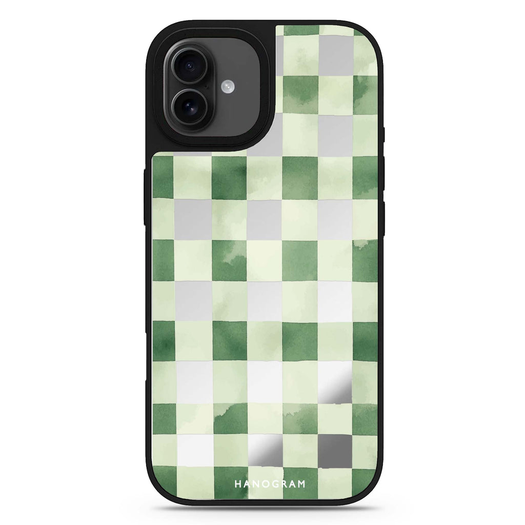 Meadow Checks iPhone 17 鏡面手機殼 主圖設計