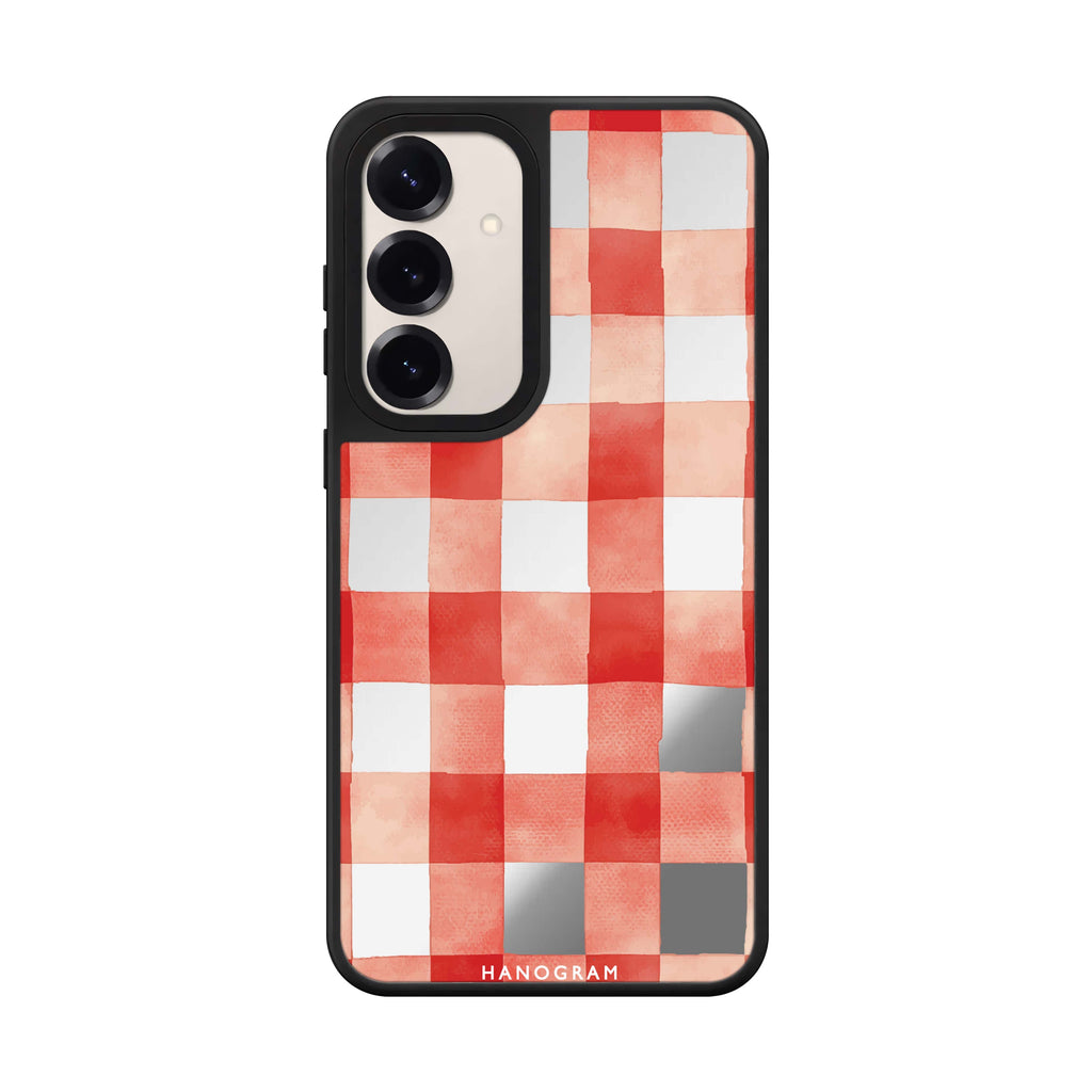 Cherry Checks 鏡面手機殼