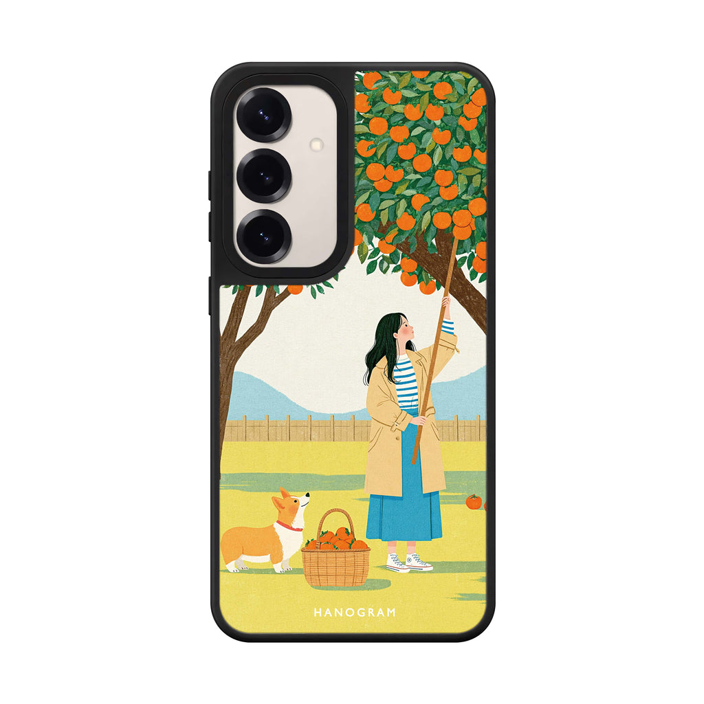 Orange Picking Afternoon 鏡面手機殼