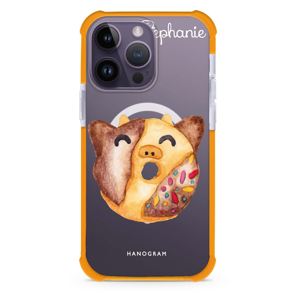 Sweet donut calf iPhone Magsafe 兼容超強防摔保護殼