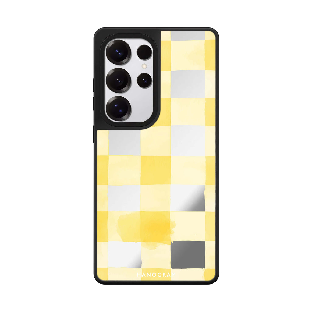 Lemon Checks 鏡面手機殼