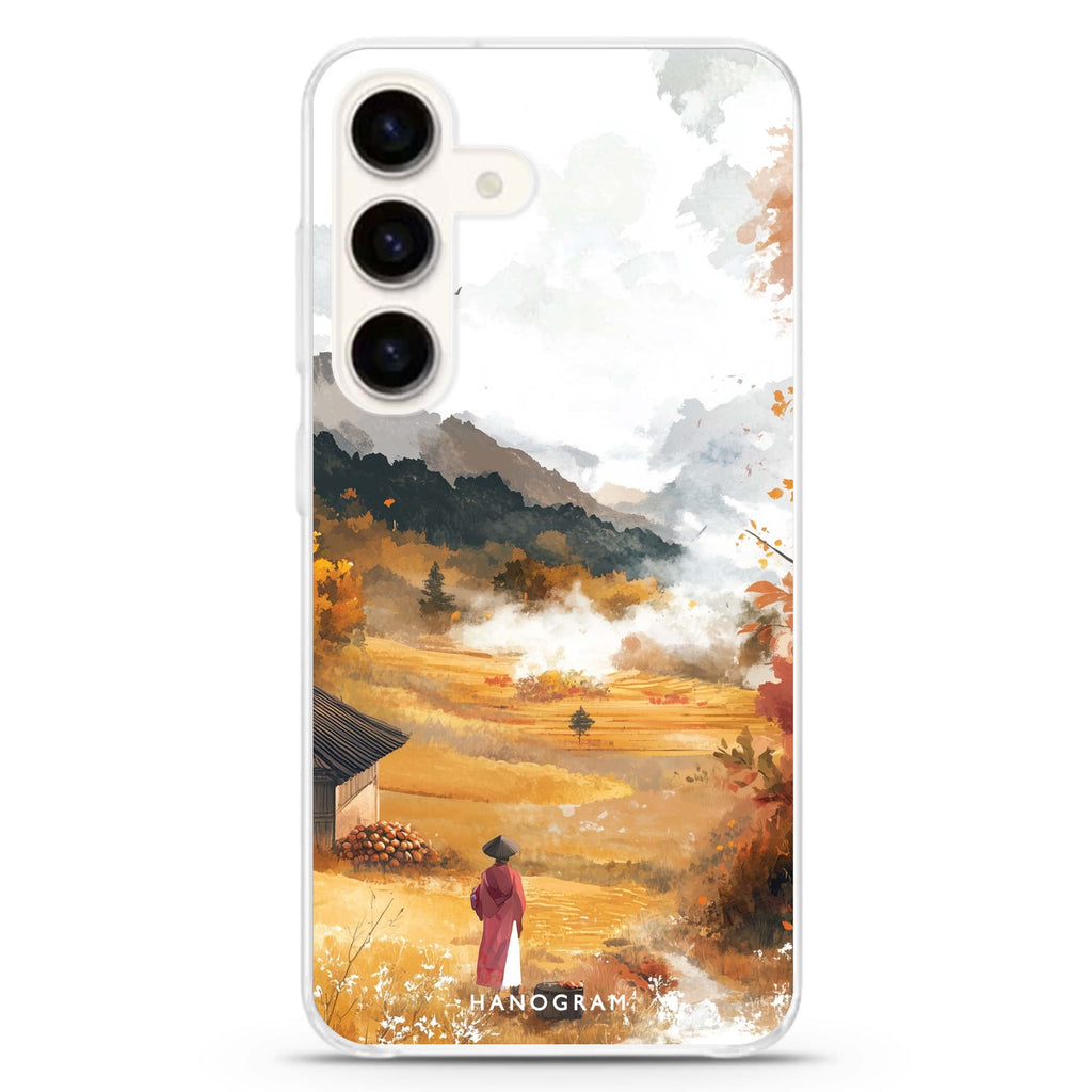 Autumn Splendor Samsung Galaxy S26/S25/S24 水晶透明保護殼正面展示