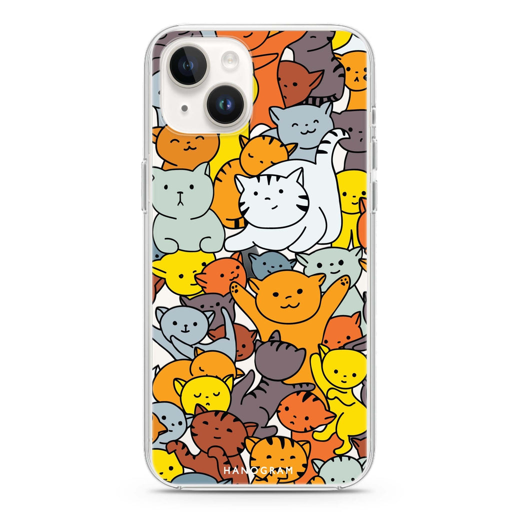 Meow Mates iPhone 14 Plus 水晶透明保護殼