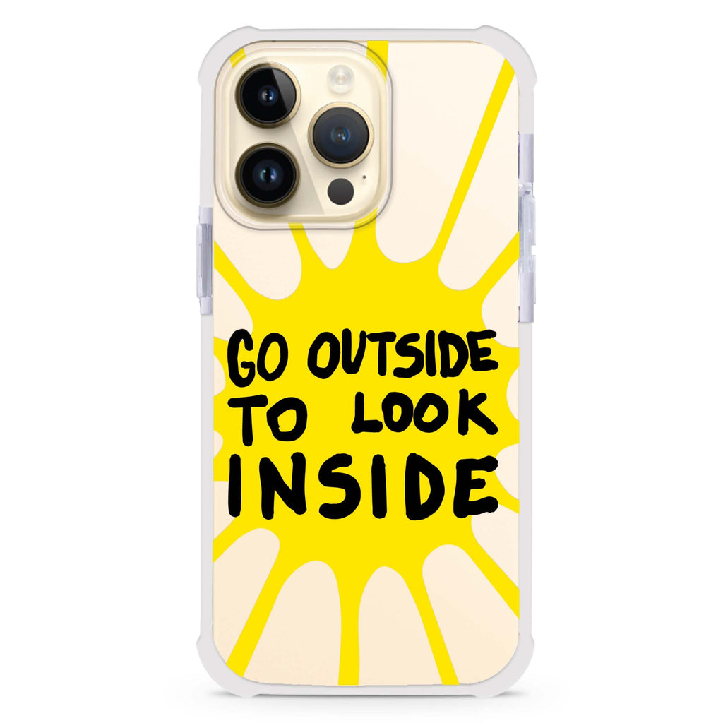 Go Outside to Look INSIDE shine 超強防摔保護殼