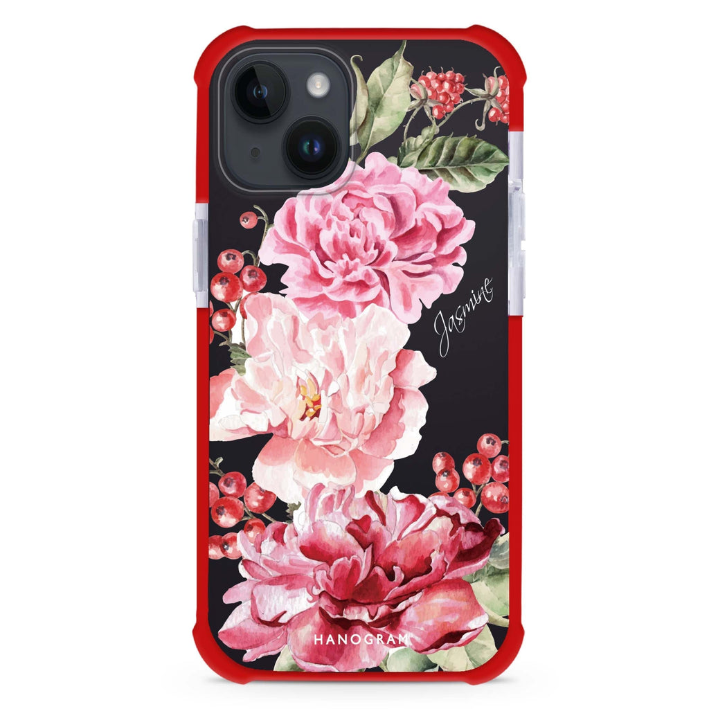 Pretty Watercolor Flowers 超強防摔保護殼