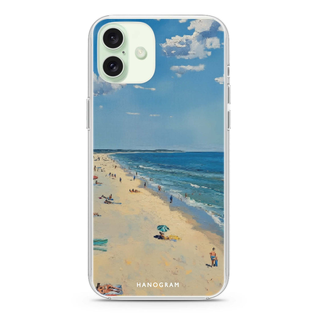 Day Off by the Sea Magsafe 兼容水晶透明保護殼