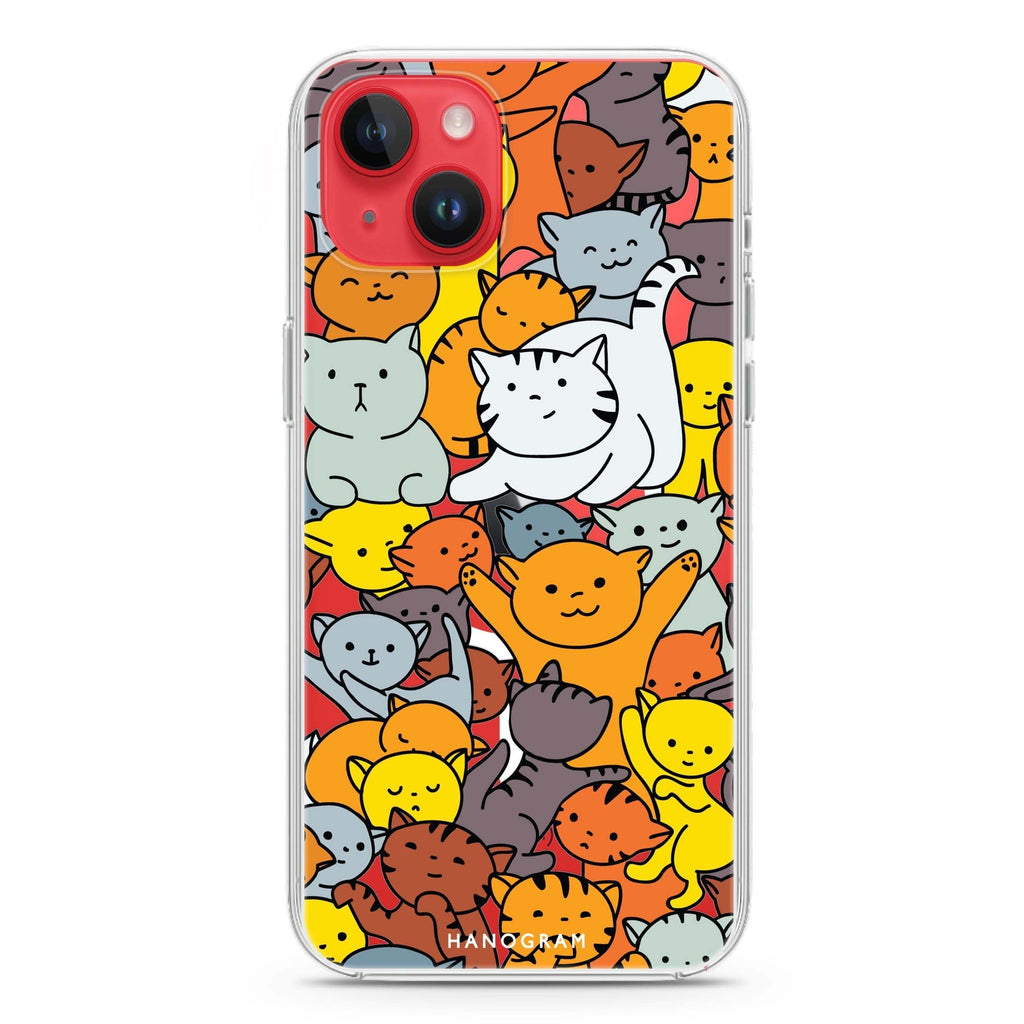 Meow Mates iPhone 14 Plus Magsafe 兼容水晶透明保護殼