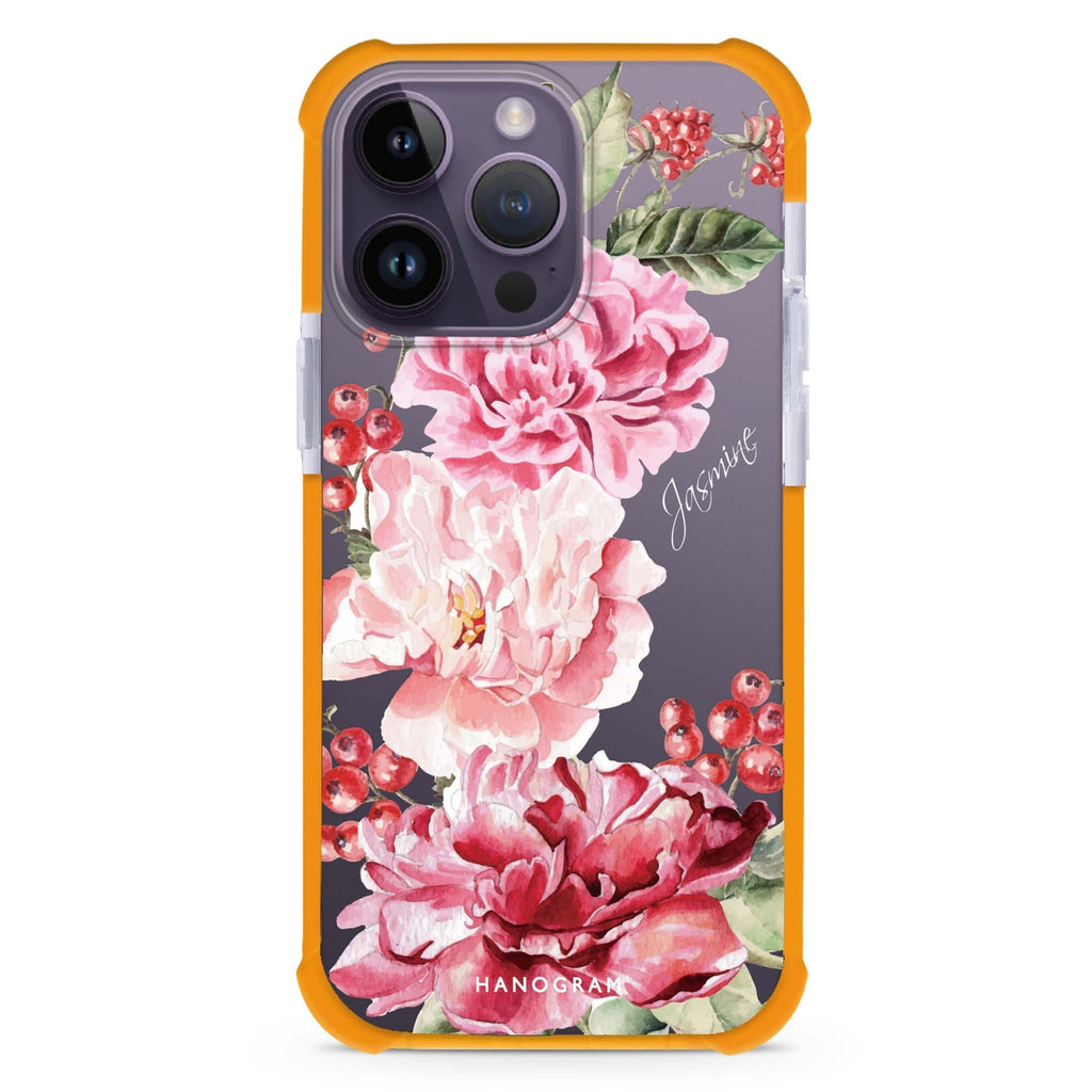 Pretty Watercolor Flowers 超強防摔保護殼
