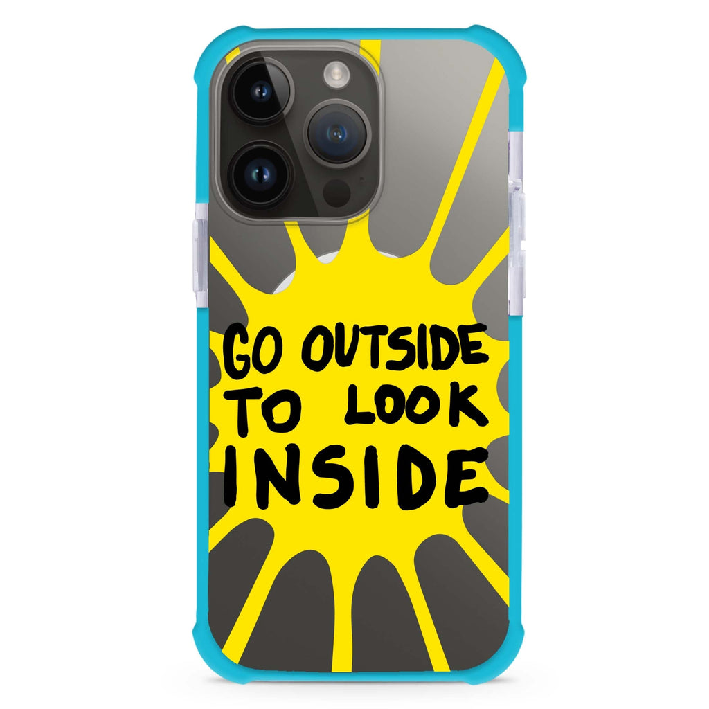 Go Outside to Look INSIDE shine iPhone Magsafe 兼容超強防摔保護殼