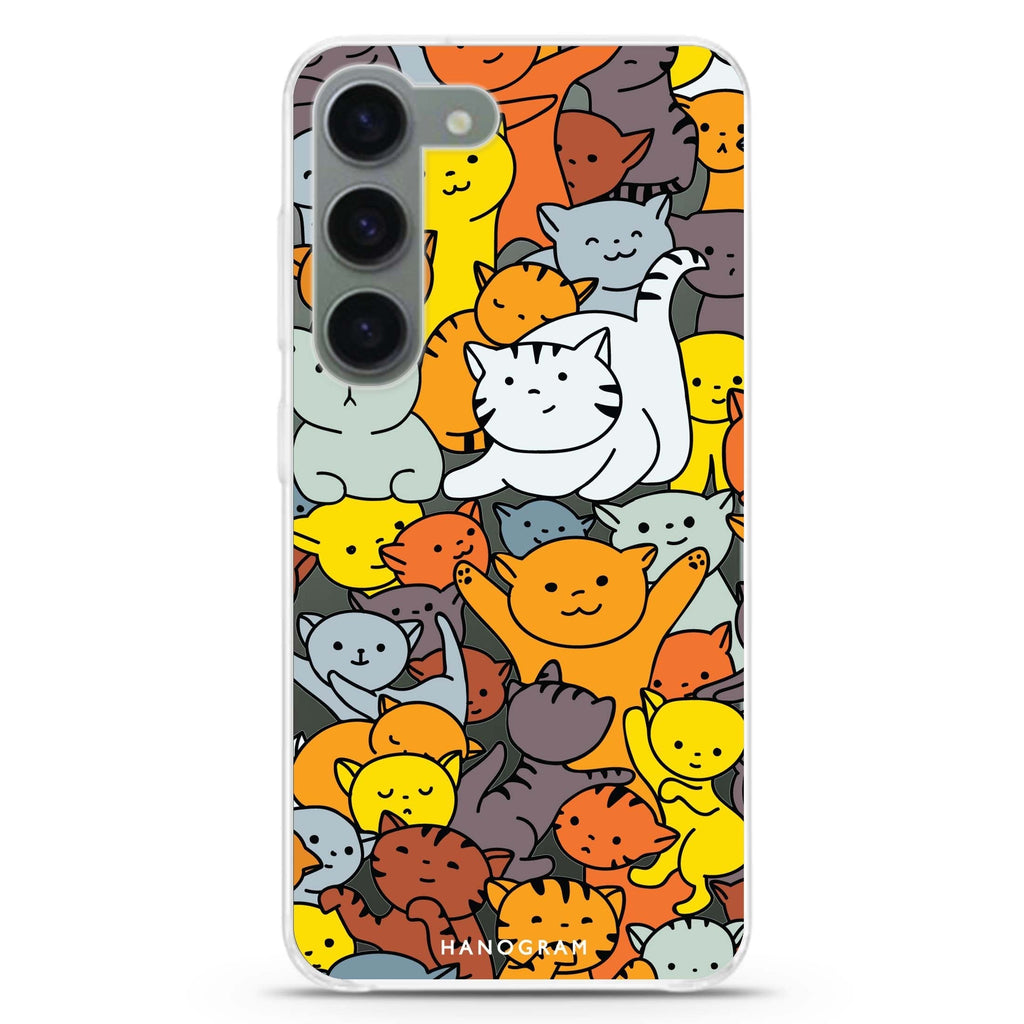 Meow Mates Samsung Galaxy 水晶透明保護殼
