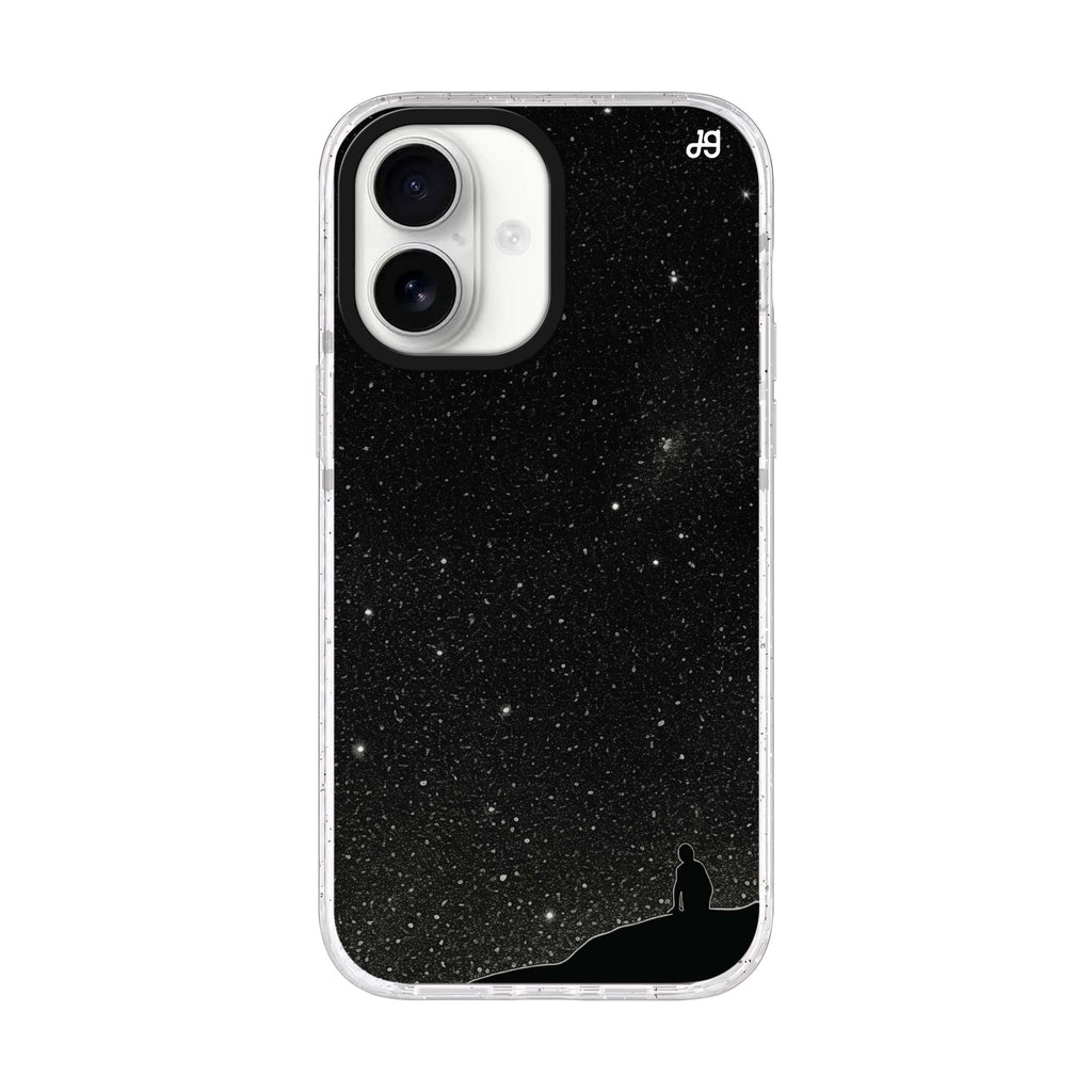 Starlit Wonder iPhone 17 水晶透明保護殼正面展示