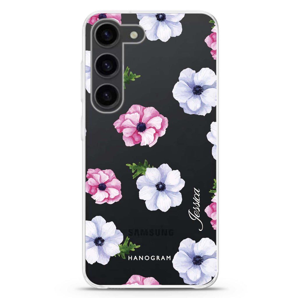 Ideal floral Samsung Galaxy 水晶透明保護殼