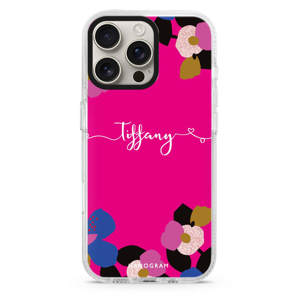 Floral POP II Magsafe 兼容水晶透明保護殼