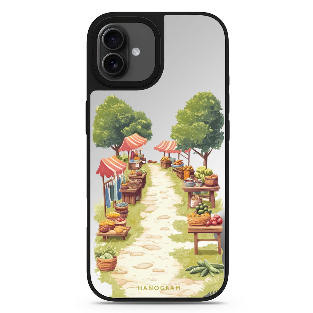 Market Lane iPhone 17 鏡面手機殼 主圖設計