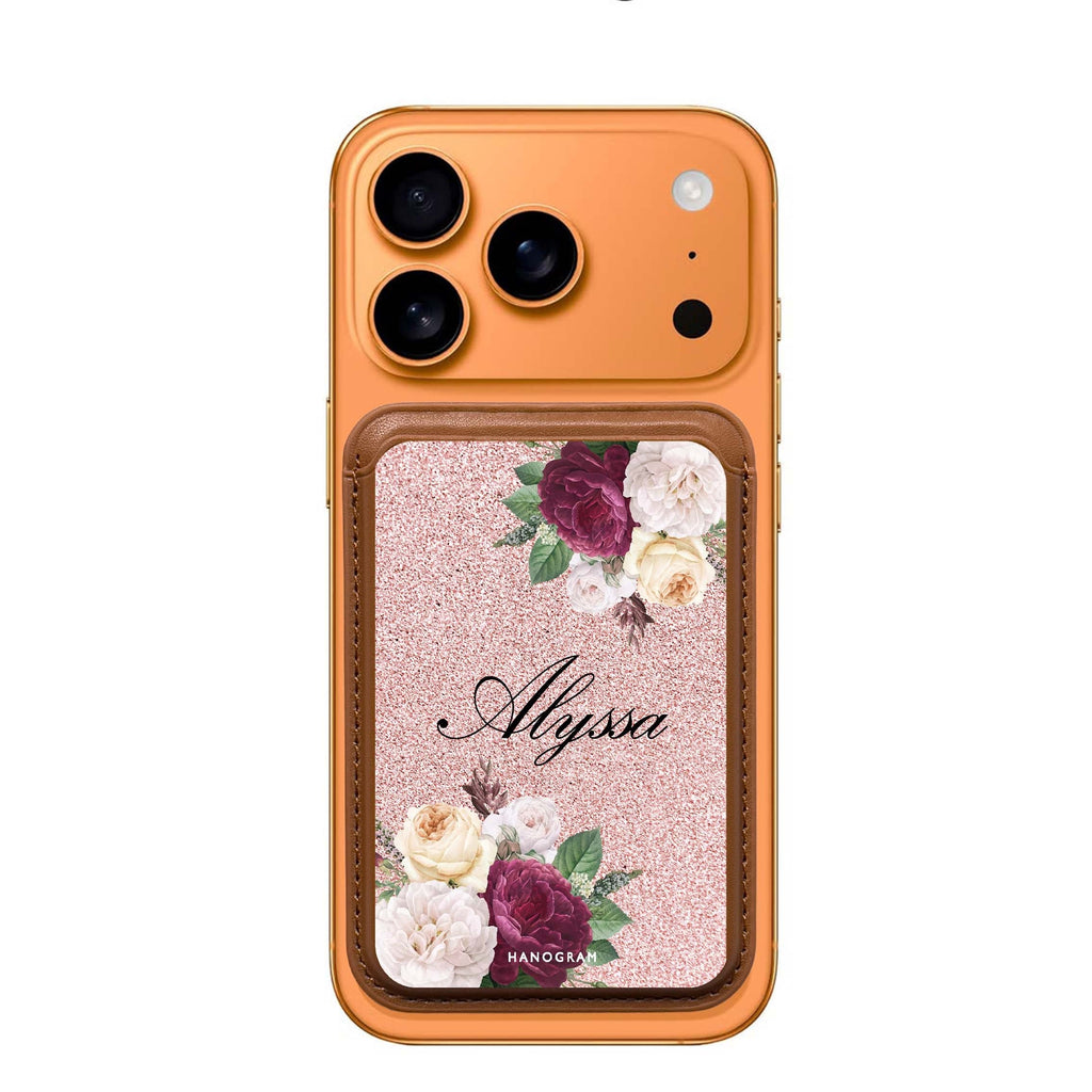 Glittering Floral Magsafe 卡套