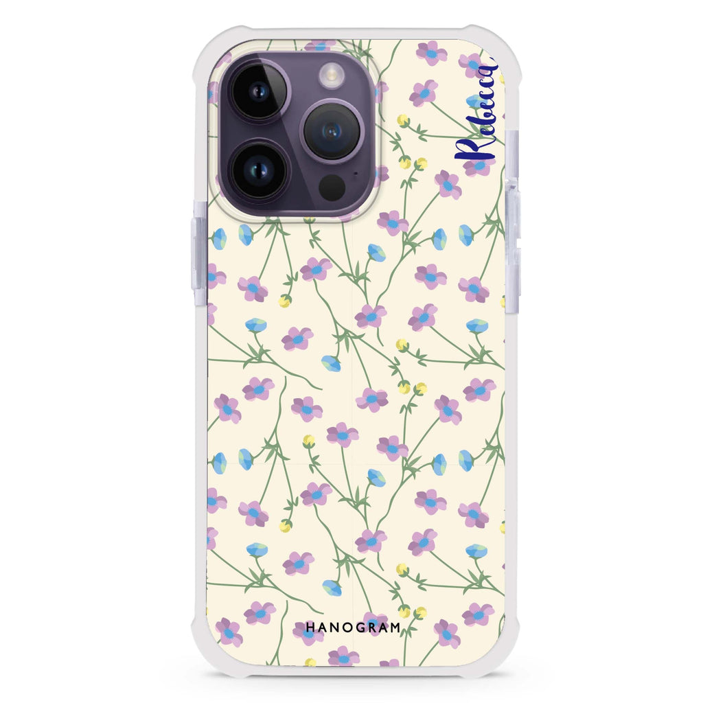 Girly floral iPhone Magsafe 兼容超強防摔保護殼