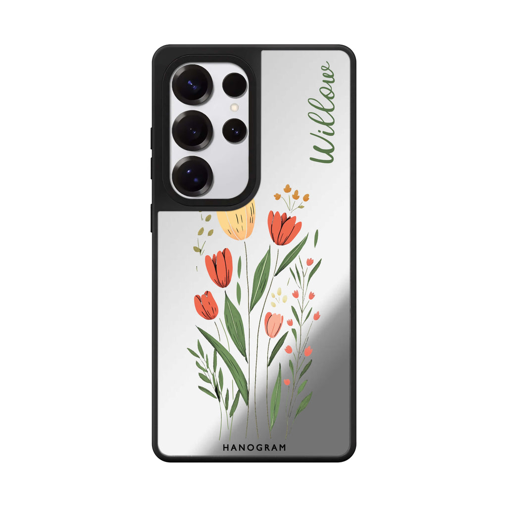 Tulip Cutouts 鏡面手機殼