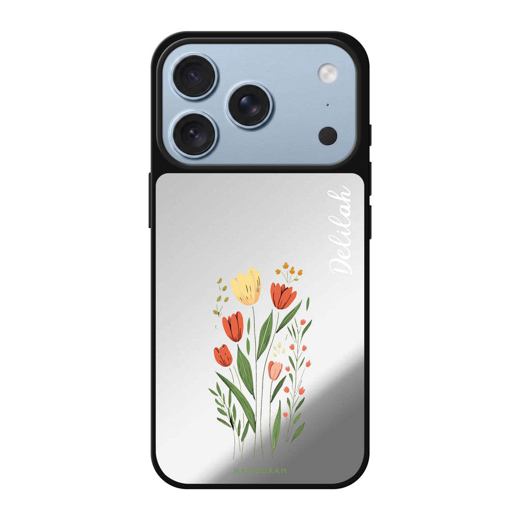 Tulip Cutouts 鏡面手機殼