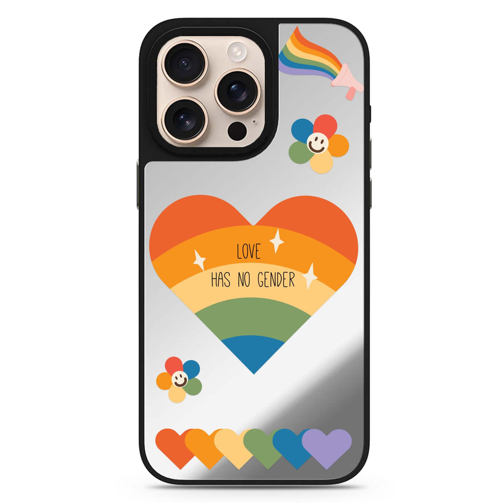 Love Has no gender 鏡面手機殼