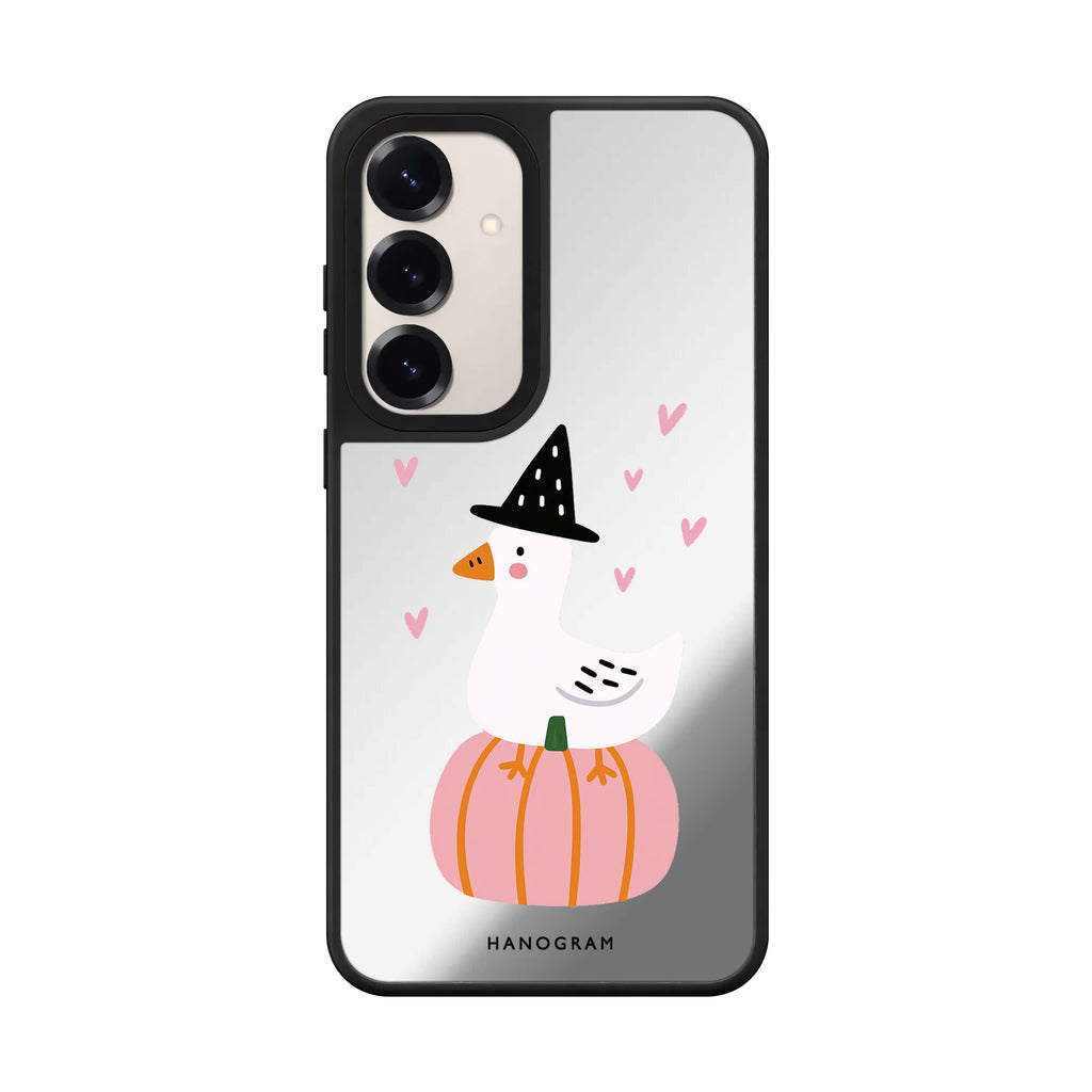 The Pumpkin Perch Goose 鏡面手機殼