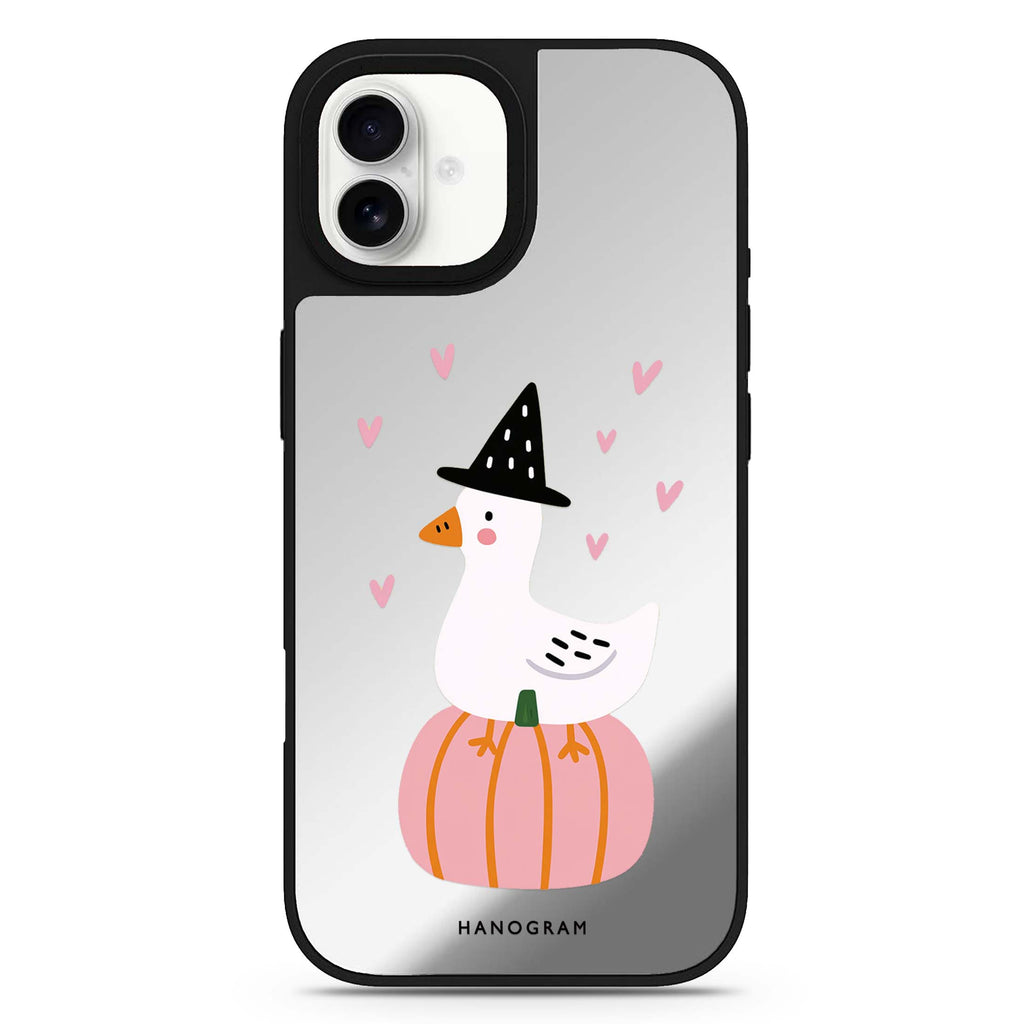 The Pumpkin Perch Goose 鏡面手機殼