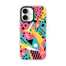 Pop Pastels iPhone 17 水晶透明保護殼正面展示