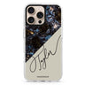 Black Marble Rose iPhone 16 Pro & 16 Pro Max Case - Personalized and Stylish Protection