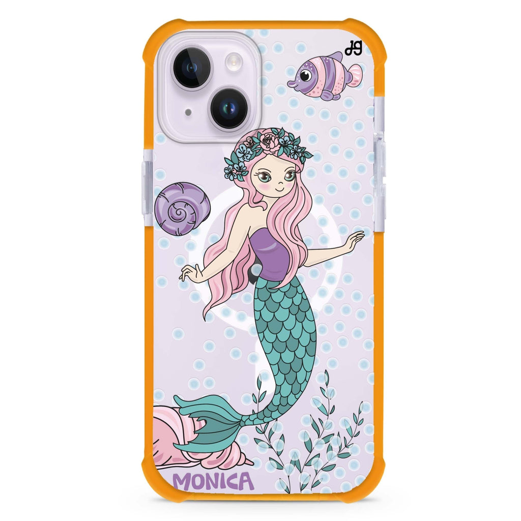 Mermaids iPhone 15 Plus Magsafe 兼容超強防摔保護殼