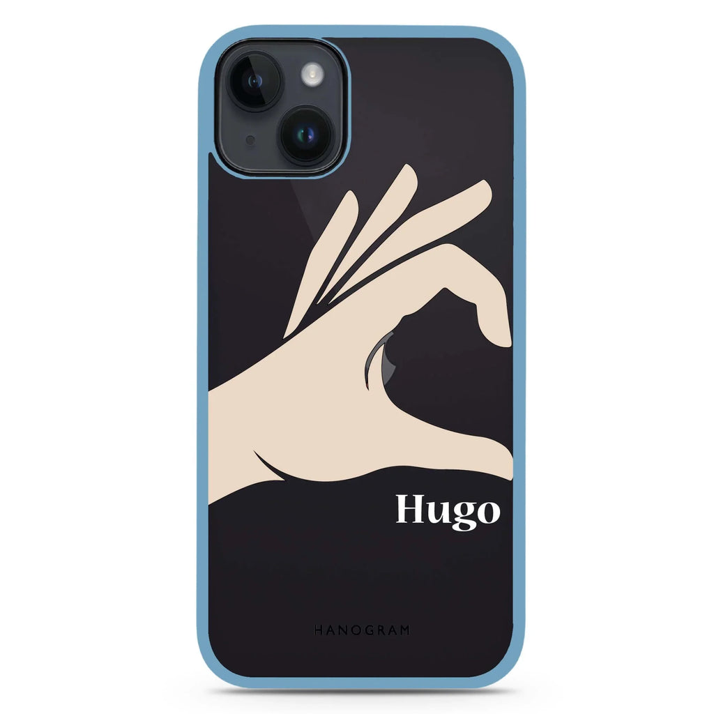 Left Hand heart iPhone 15 Plus 防衝擊保護殼