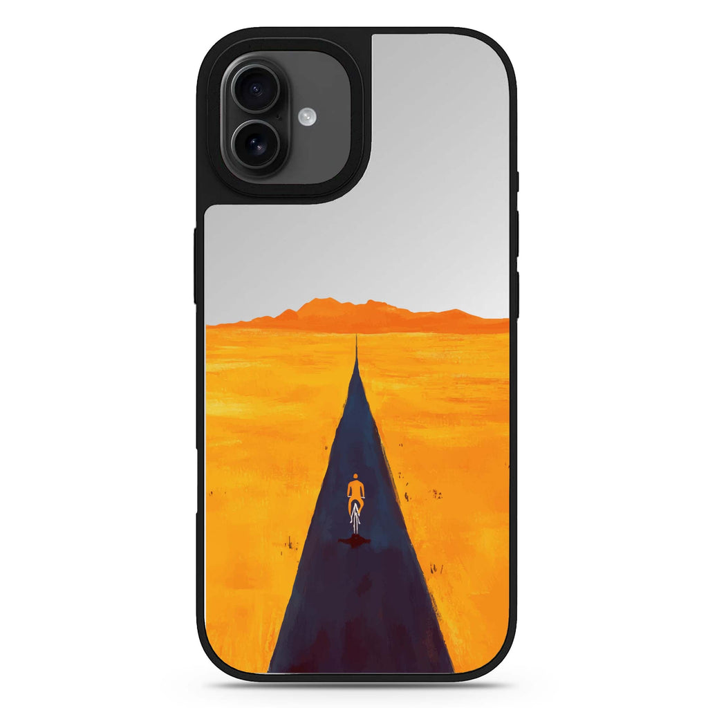 Ride Alone iPhone 17 鏡面手機殼 主圖設計