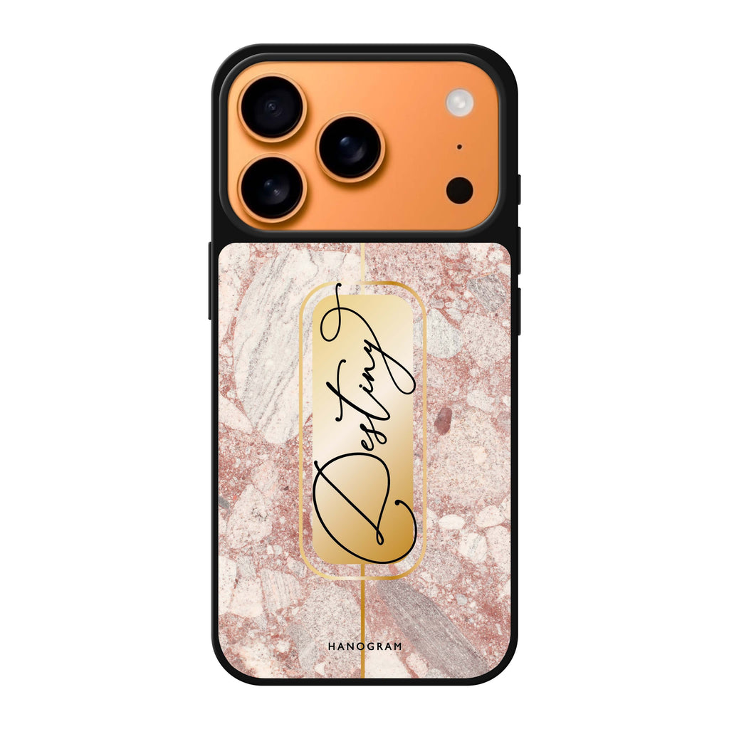 Golden Marble 大理石 iPhone 17 Pro Max 鏡面手機殼主圖