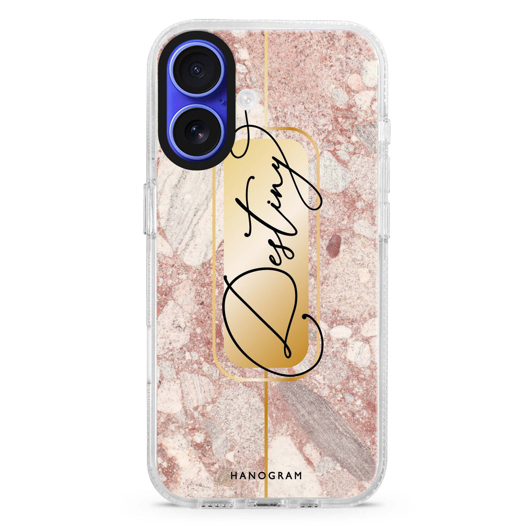 Golden Marble 水晶透明保護殼