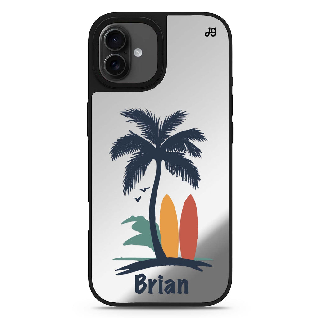 Palm & Board iPhone 17 鏡面手機殼 主圖設計