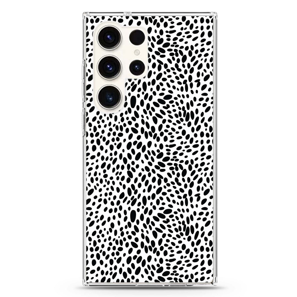 Spotted Elegance Samsung Galaxy Ultra 透明保護殼，適用 S26/S25/S24/S23 Ultra，圖1