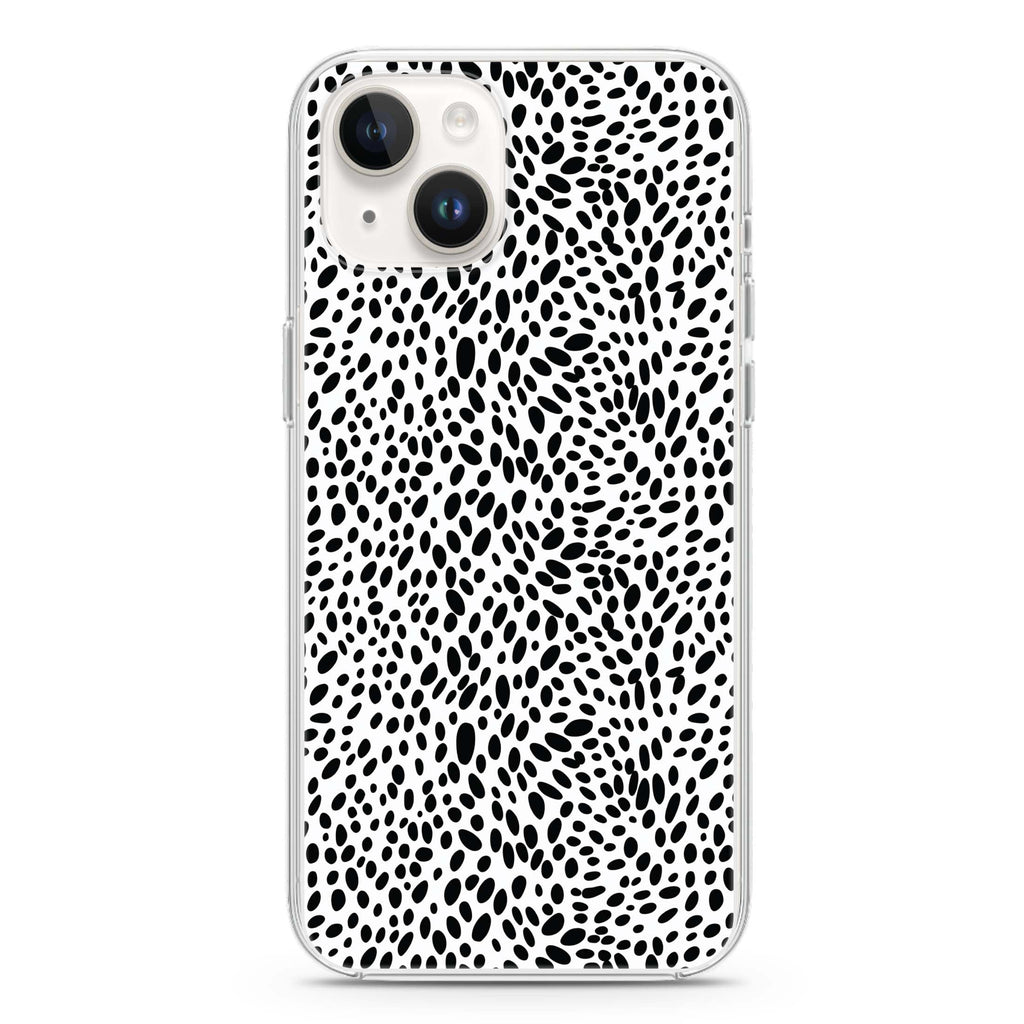 Spotted Elegance iPhone 14 Plus Magsafe 兼容水晶透明保護殼