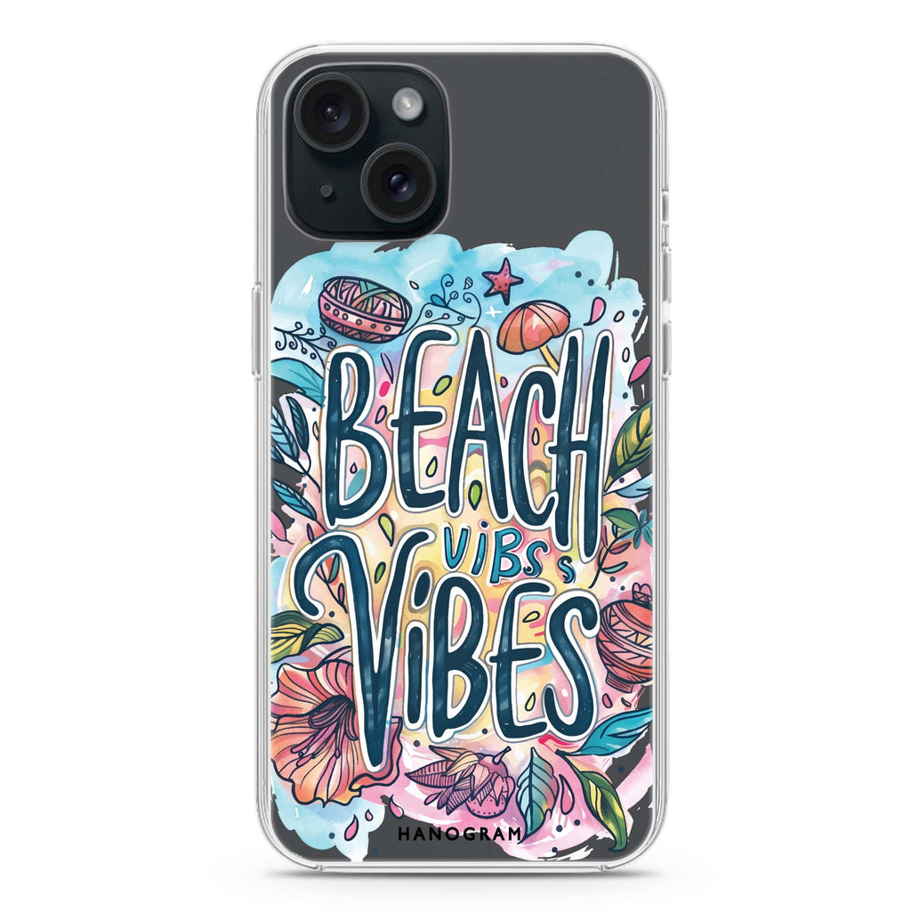 Tropical Escape iPhone 15 Magsafe 兼容水晶透明保護殼